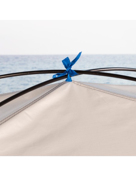 Tente brise-vent et plage pour 2 personnes UV50 avec fenêtres et sol