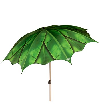 Parapluie de plage 8 tiges 200 cm feuilles