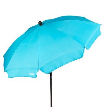Parapluie de plage 8 tiges 200 cm bleu