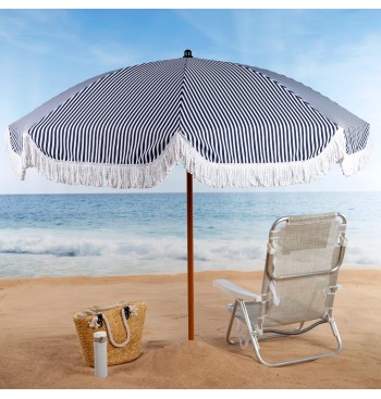 Parasol de plage 8 tiges 200 cm Parasol de plage avec... 2