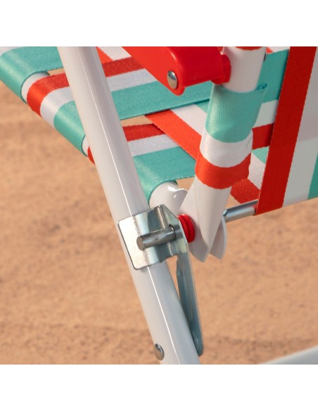 Chaise de plage haute fixe 47x62x77 cm POP 60