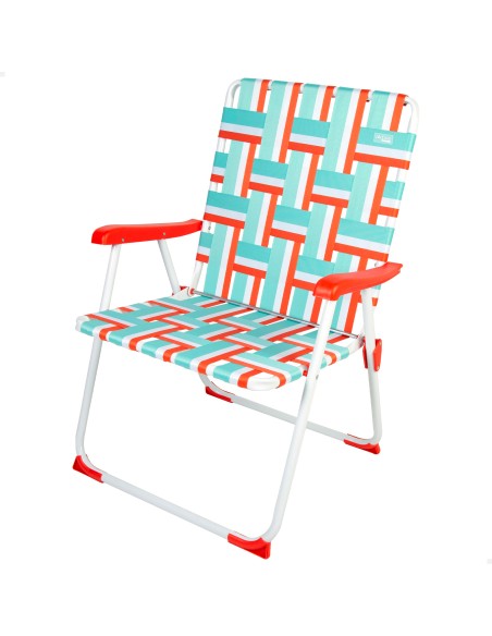 Chaise de plage haute fixe XXL 52x56x90 cm POP 60