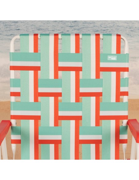 Chaise de plage haute fixe XXL 52x56x90 cm POP 60