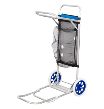 Chariot de table de plage 2 en 1 avec base extensible et...