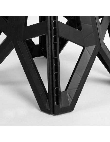 Tabouret de camping pliant extra-résistant 150 kg avec poignée de transport 41x33x39 cm
