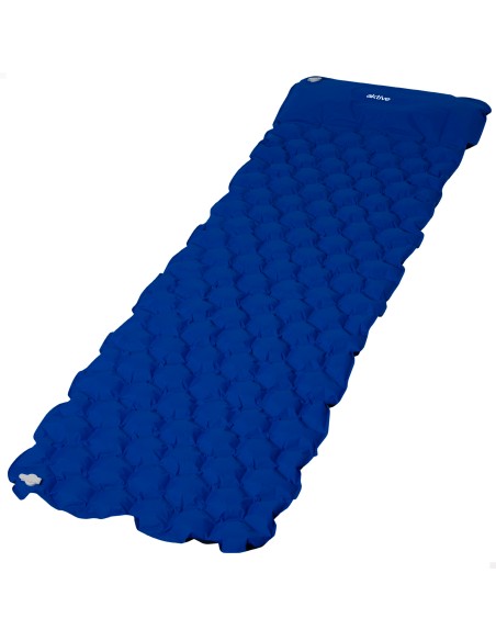Tapis gonflable ultraléger bleu