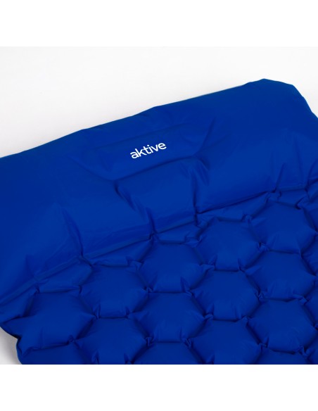 Tapis gonflable ultraléger bleu