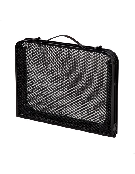 Petite table de camping pliante, anti-basculement, étui noir ultra-léger pour barbecue