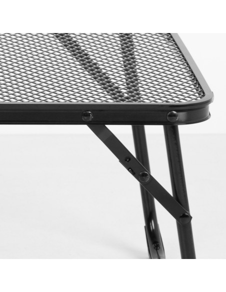 Petite table de camping pliante, anti-basculement, étui noir ultra-léger pour barbecue