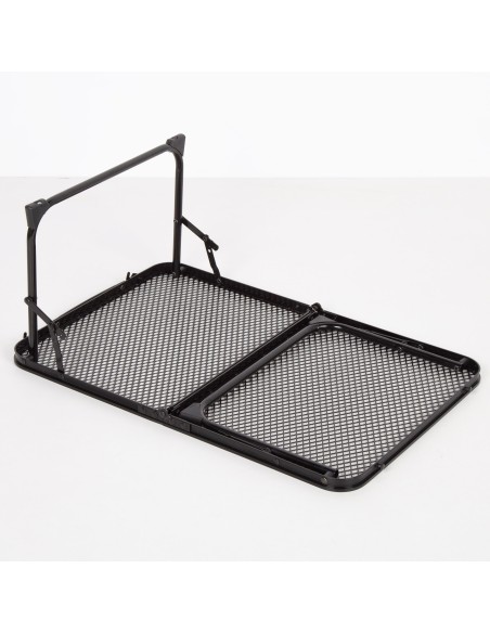 Petite table de camping pliante, anti-basculement, étui noir ultra-léger pour barbecue