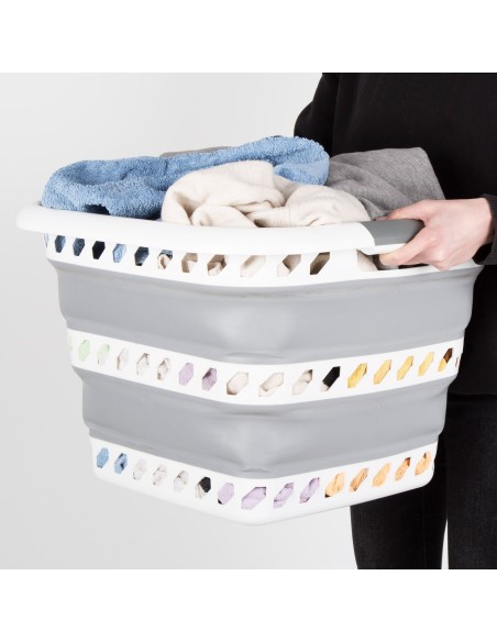 Panier pliant carré polyvalent 40 litres