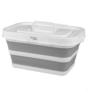 Panier pliant rectangulaire polyvalent 15 litres avec...