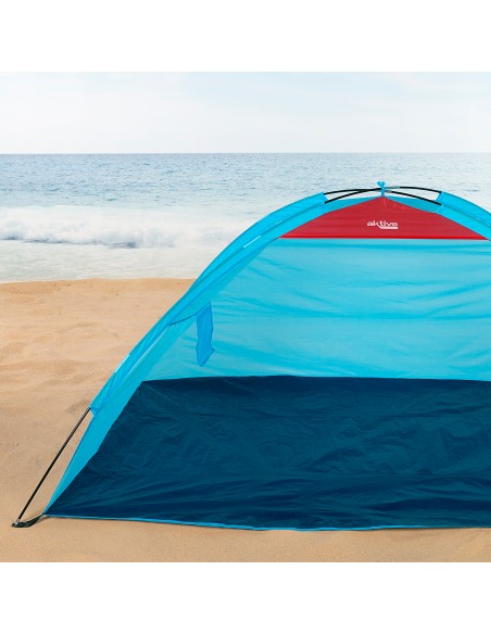 Coupe-vent pour plage bleue