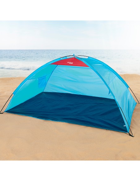Coupe-vent pour plage bleue