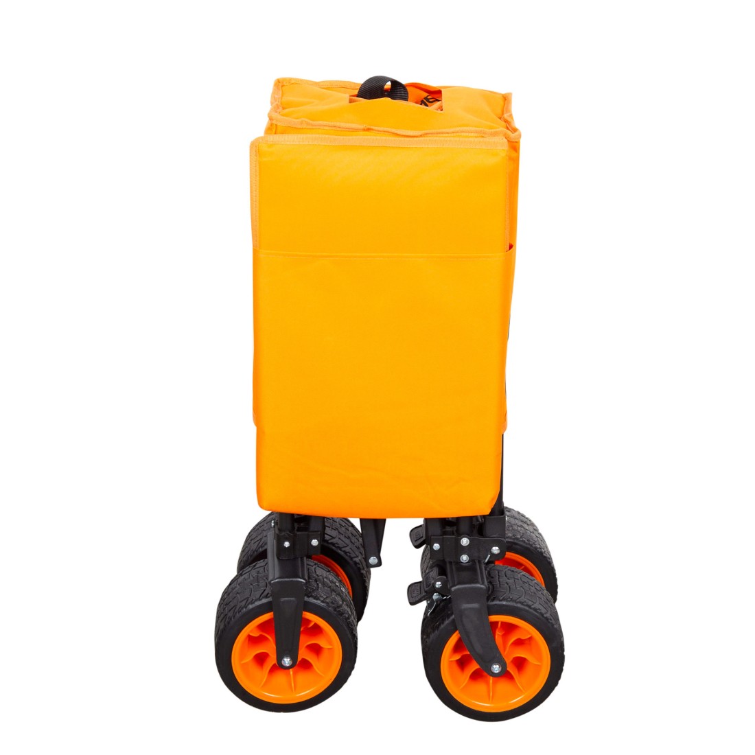 Chariot De Plage Pliable XL - Charge 172 Kg - Roues 360° - Vert Pour Camping, Jardin Et Shopping