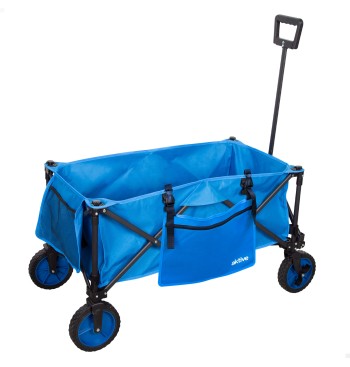 Chariot de plage pliable avec roues 360º