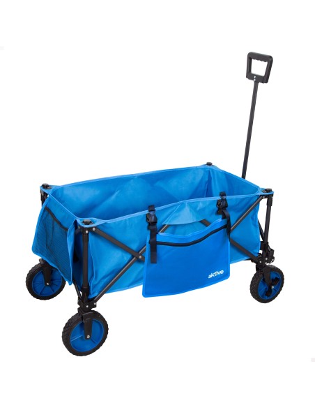 Chariot de plage pliable avec roues 360º