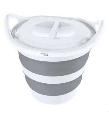 Seau pliable polyvalent 17 litres avec couvercle