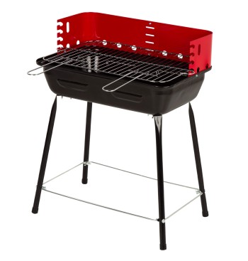 Petit barbecue portable au charbon de bois avec réglage...