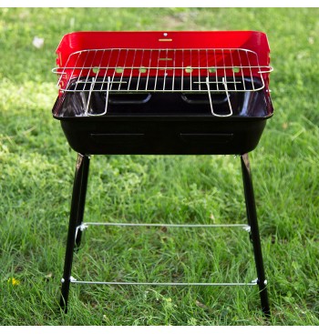 Petit barbecue portable au charbon de bois avec réglage... 2
