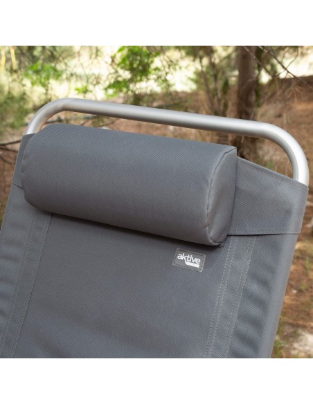 Chaise de jardin pliante avec 6 positions d'inclinaison