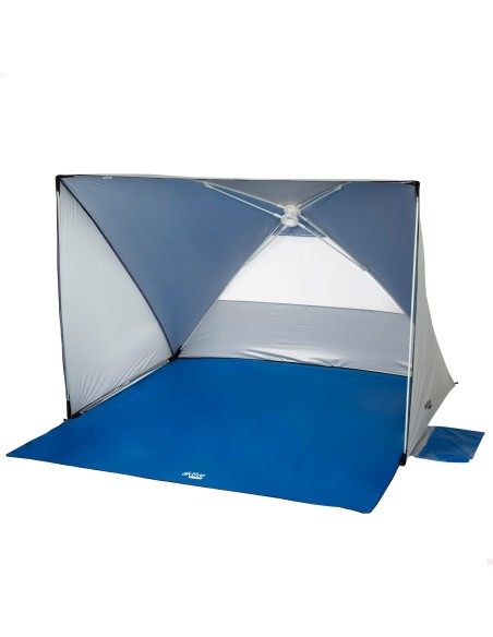 Tente de plage Pop Up et pare-brise 2 personnes UV50 avec plancher