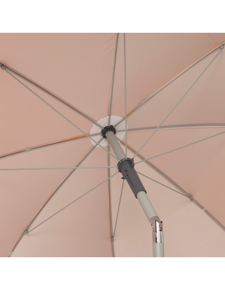 Parasol de plage 8 tiges 220 cm orange avec cintre
