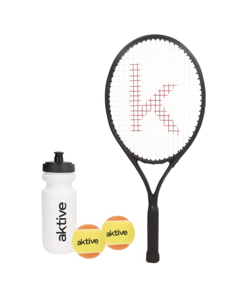 Kit de raquette de tennis avec balles, bouteille et sac (230 gr)