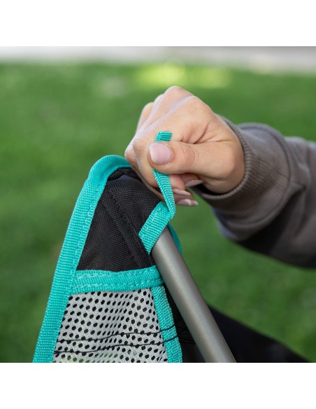 Chaise de camping pliante ultra-compacte avec sac de transport