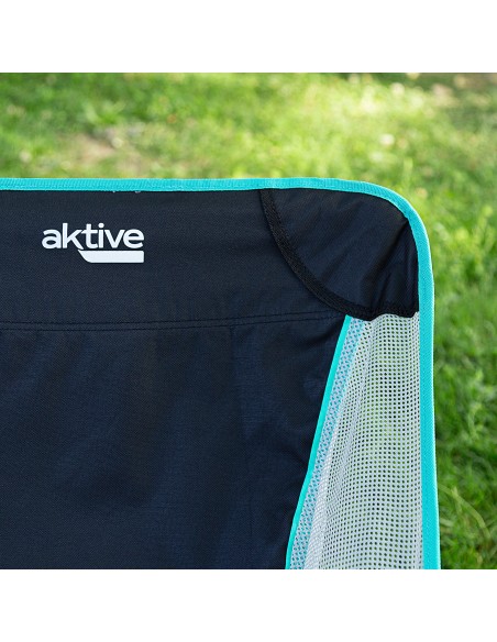 Chaise de camping pliante ultra-compacte avec sac de transport