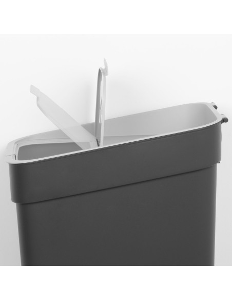 Curver - Bac de tri sélectif Ready To Collect 30 L, gris