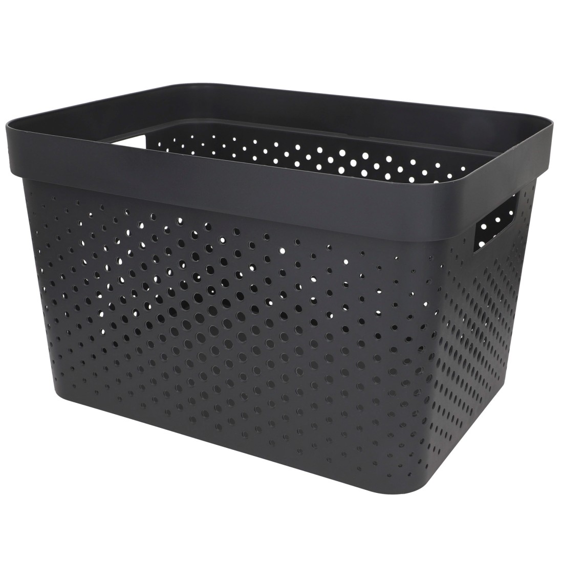 Panier de rangement curver infinity 17 l, gris