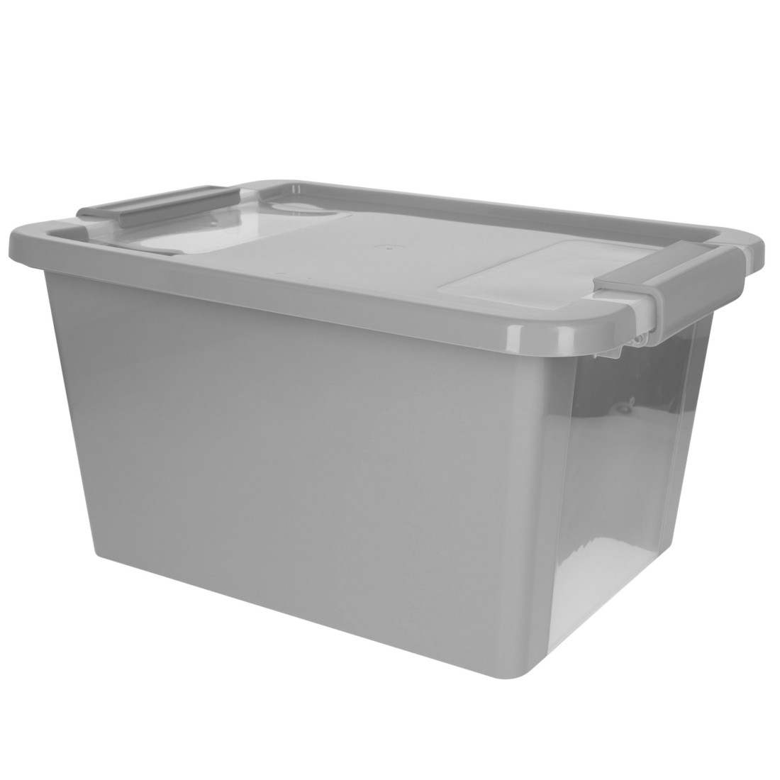 Curver boîte de rangement avec couvercle bi-box 11 l, grise