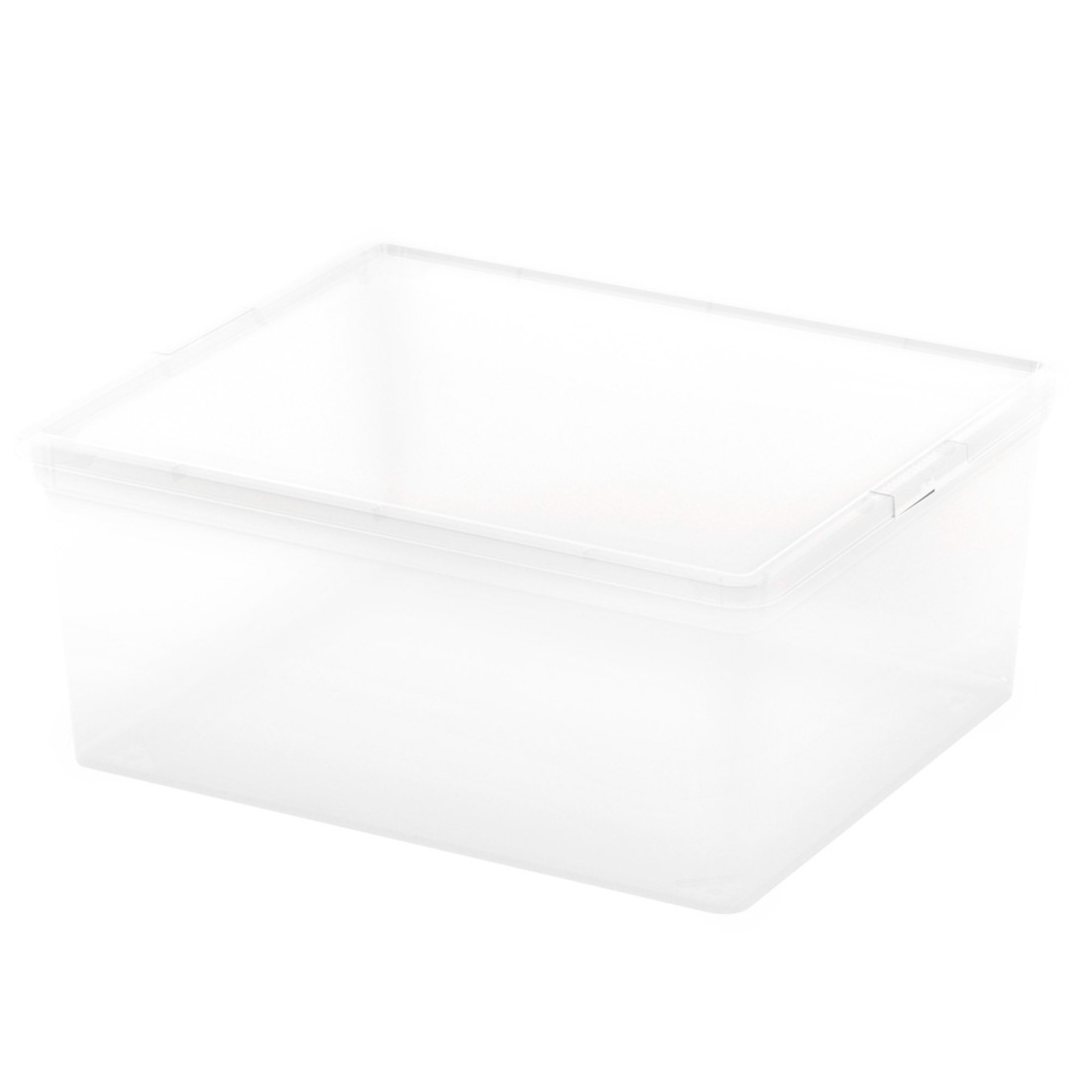 Curver boîte de rangement avec couvercle c-box 18 l transparente