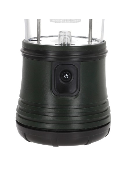 Lampe de camping LED 2 en 1 alimentée par batterie 120 lumens avec crochet