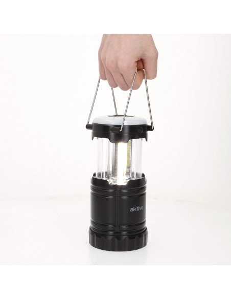 Lampe de camping LED 4 en 1 à piles 270 lumens avec crochet