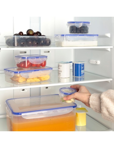 Max Home Pack : 7 récipients hermétiques en plastique de 0,1 à 5 L