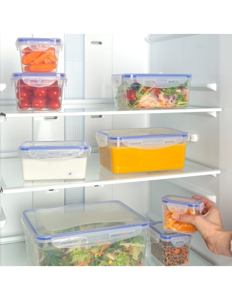 Max Home Pack : 8 récipients hermétiques en plastique de 0,2 à 4,5 L