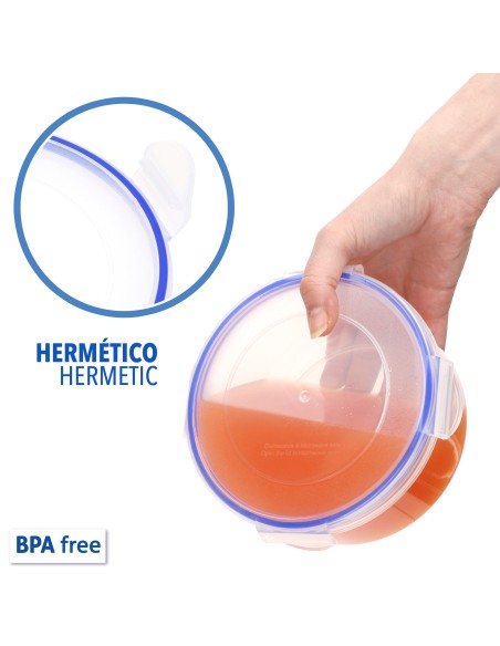 Max Home Pack : 7 récipients hermétiques en plastique de 0,08 à 3,6 L