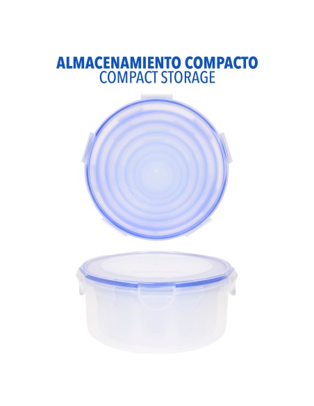 Max Home Pack : 7 récipients hermétiques en plastique de 0,08 à 3,6 L