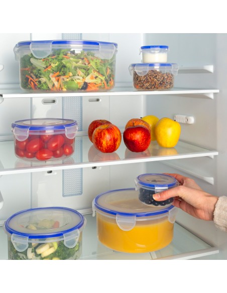 Max Home Pack : 7 récipients hermétiques en plastique de 0,08 à 3,6 L