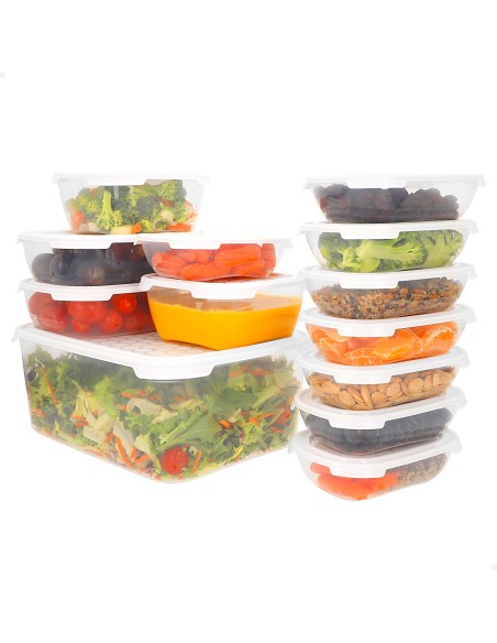Max Home Pack : 13 récipients en plastique de 0,5 à 6,8 L