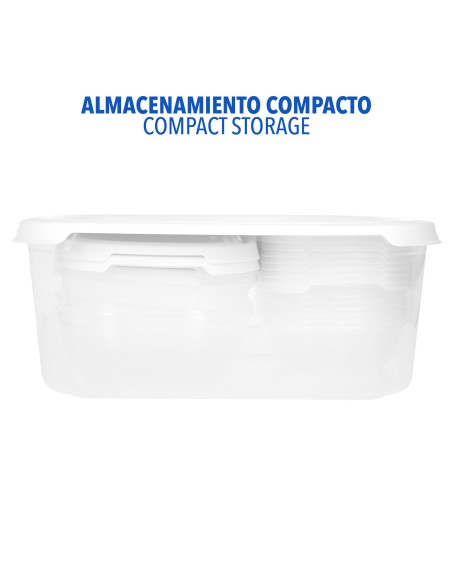 Max Home Pack : 13 récipients en plastique de 0,5 à 6,8 L