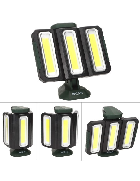Projecteur extérieur triple LED 3 en 1 USB et powerbank 1500 lumens