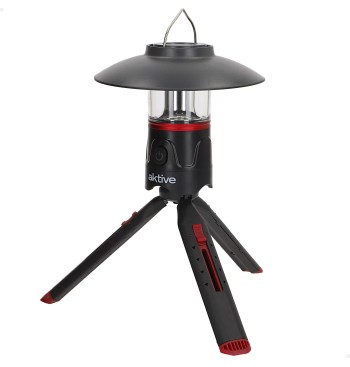 Torche LED 3-en-1 sur trépied avec USB et powerbank 220...