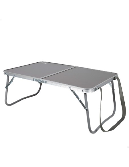 Table de camping pliable anthracite avec poignées