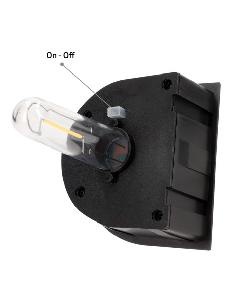 Lot de 2 appliques solaires LED 6 lumens