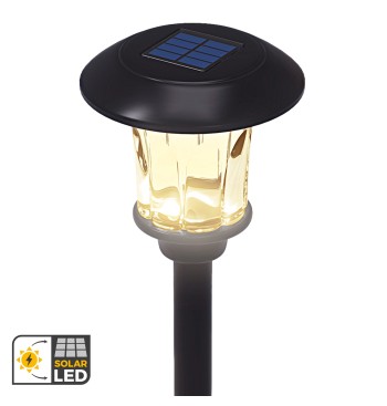 Set de 2 balizas solares LED 6 lúmenes con estaca 2