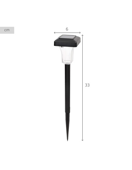 Lot de 4 balises solaires LED 5-10 lumens avec projection décorative