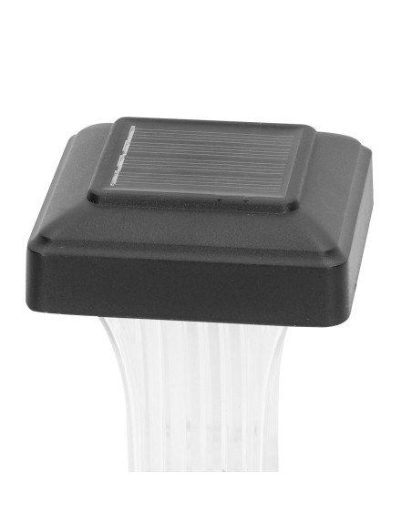 Lot de 4 balises solaires LED 5-10 lumens avec projection décorative